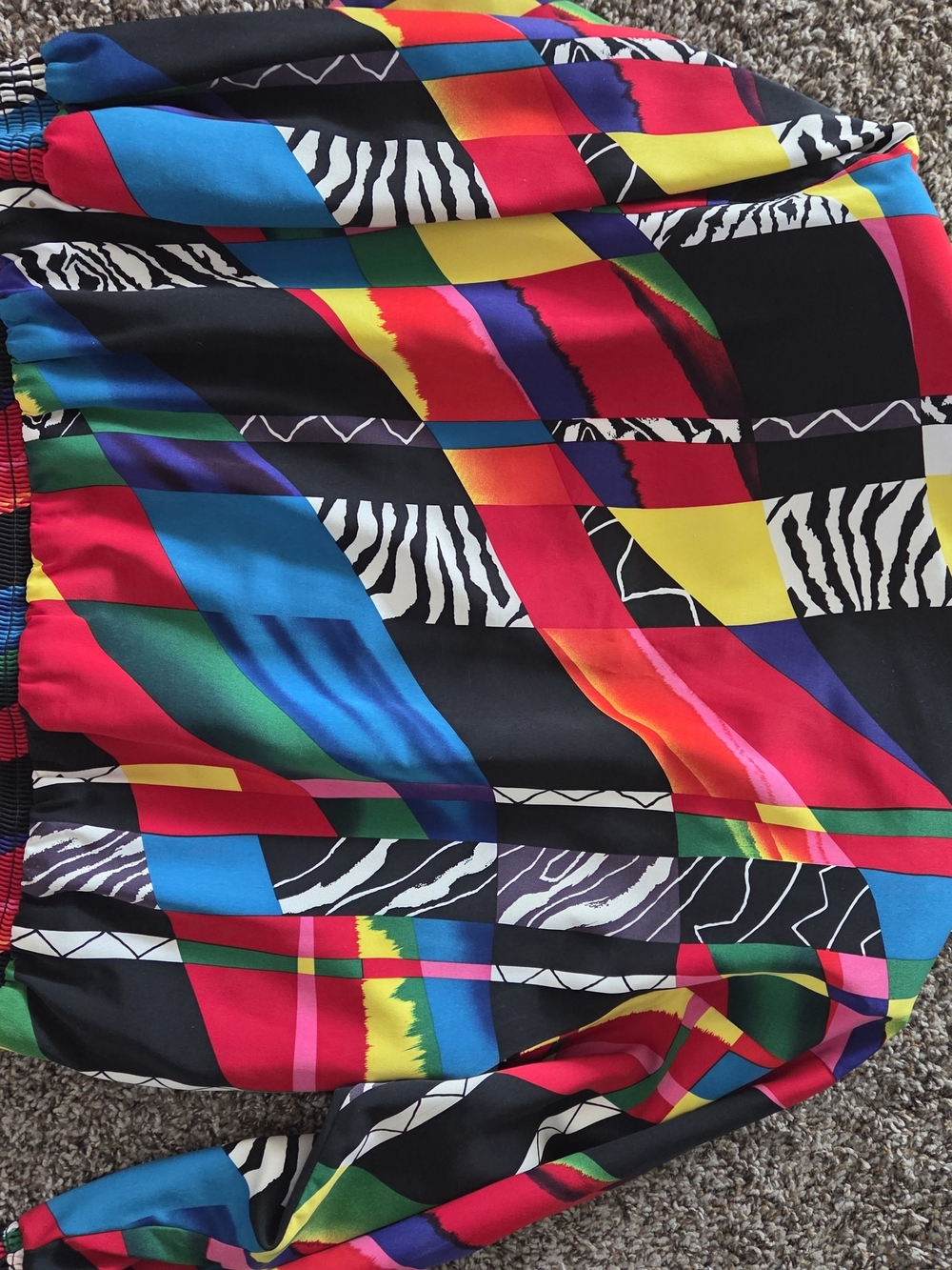 Vintage 80s Zip Up Jacket Size M - Picture 3 of 5